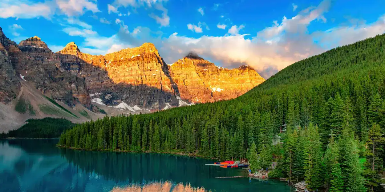 Canadian Rockies mountain landscape