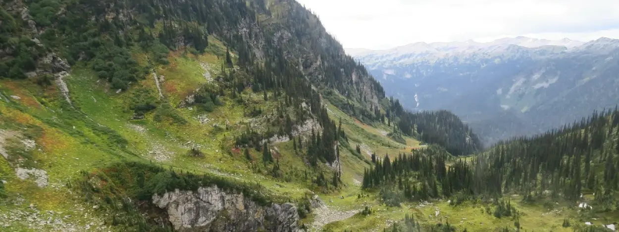 Remote valley in Canada
